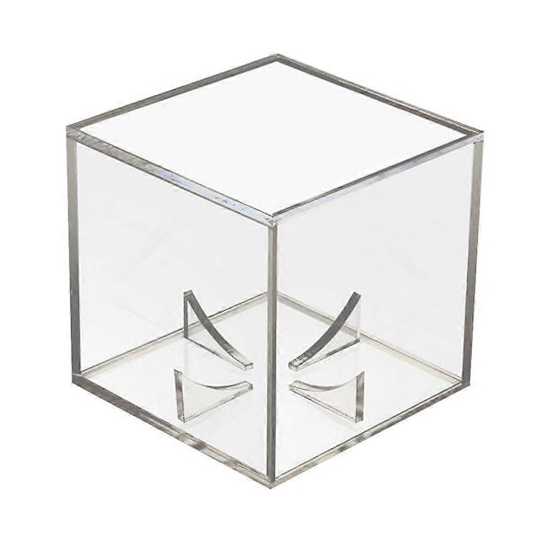 Akryl Baseball Display Box Tennisboll Transparent Case för Souvenir Förvaring Boxhållare UV-skydd Dammsäker