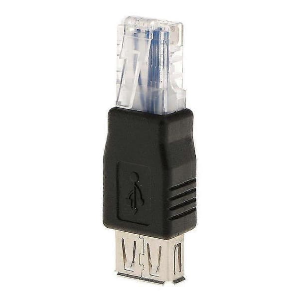 RJ45 Han til USB A Hun Adapter Stik LAN Netværk Ethernet Router Stik