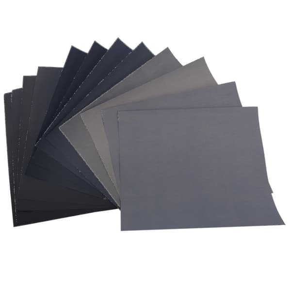 Grit 1500 2000 2500 3000 5000 7000 Sandpapper - Pack av 12 A