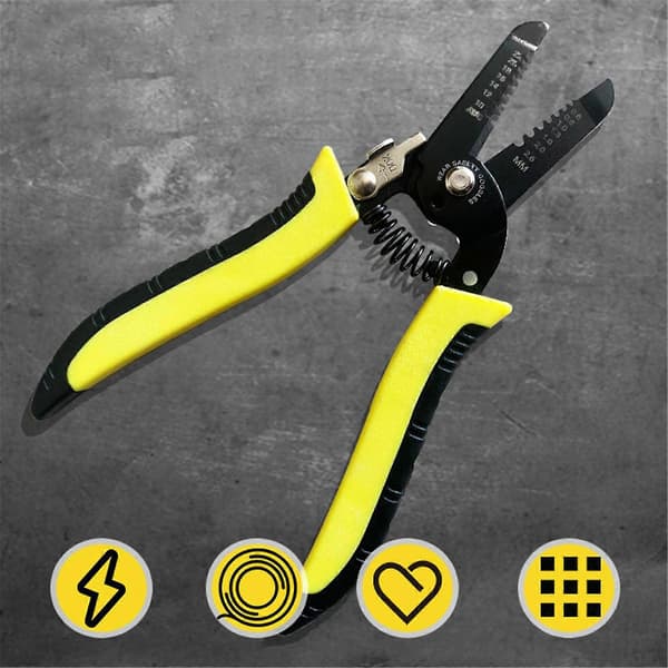 7in Wire Cutter / Wire Stripper Kraftig Wire Cutter Stripper Til Jern Wire Kobber Wire Aluminium Wire Og Mere