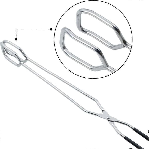 Ekstra Lange Saks-Tænger 41 Cm Rustfrit Stål Grill-Tænger