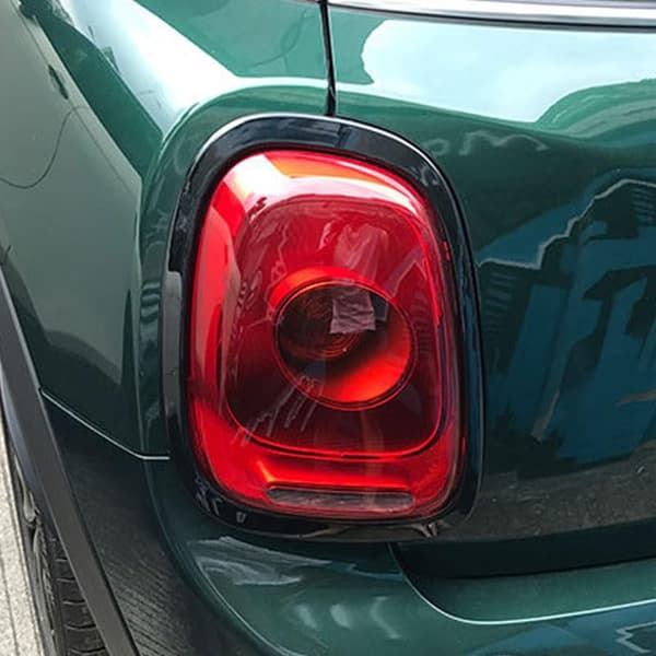 til Mini Cooper F55 F56 til For- og Baglygte Dekorations Trim Ring (Sort, 4X)