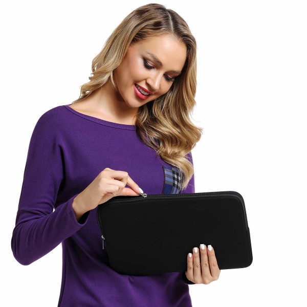 Snyggt datorfodral 14 tum Laptop / Macbook Svart