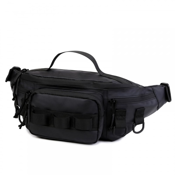 Fiske Tackle Bag Fanny Pack, Vattentät Fiskeverktyg Midjeväska för Fiske Vandring Löpning