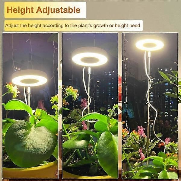 Hvid, 1 stk, Plantebelysning med LED'er
