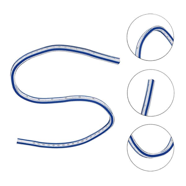 Flexibel kurvmall för ritning, målning, grafik, kläddesign - 60 cm