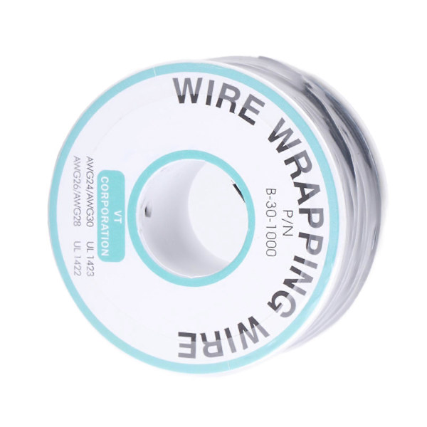 Wire Wrapping Enkeltleder Kabel 30AWG 250m Sort