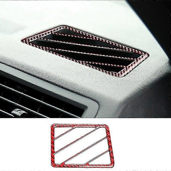 Til Dodge Challenger 2008-2014 Bil Kulfiber Luftventil Dæksel, Rød