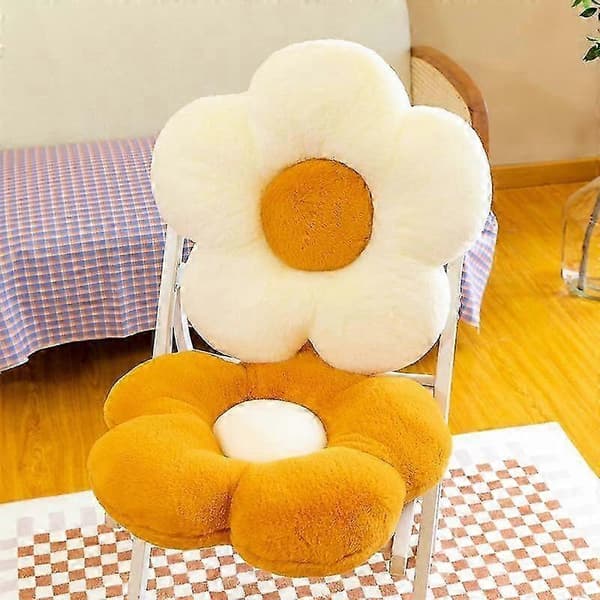 Blomsterpude, blomsterformet pyntepude, siddepude