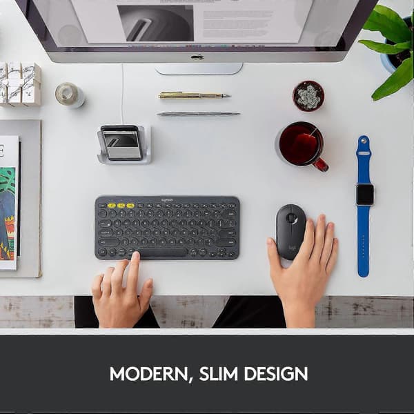 Pebble M350 Trådløs Mus med Stille Klikk