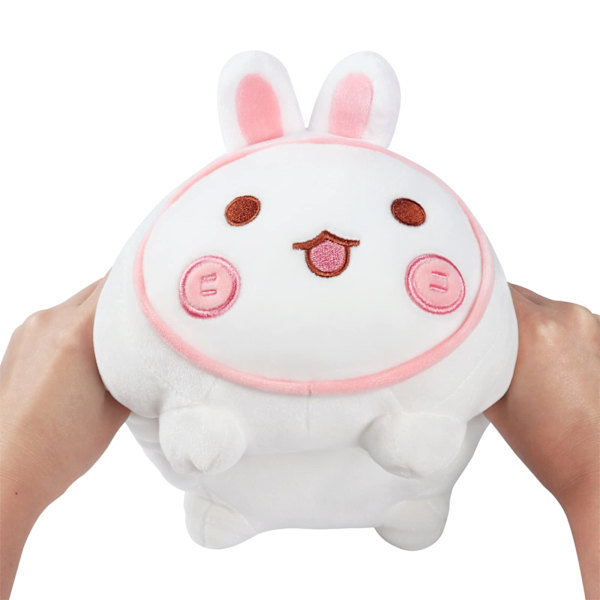 Fylt dyrekat plysjleke Anime søt kattunge Kawaii plysj Kitty myk pute, plysjleke gaver til gutter jenter (hvit-kanin, 15,7\") rabbit 40cm