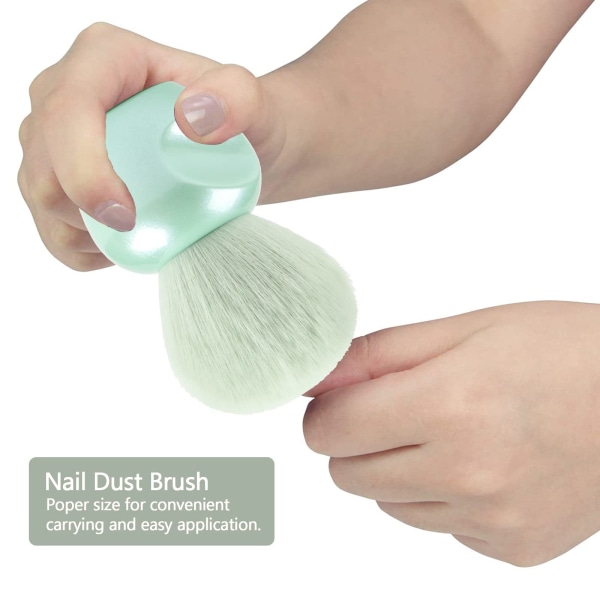 Nail Dust Brush Nail Arts Dust Cleaner för Makeu