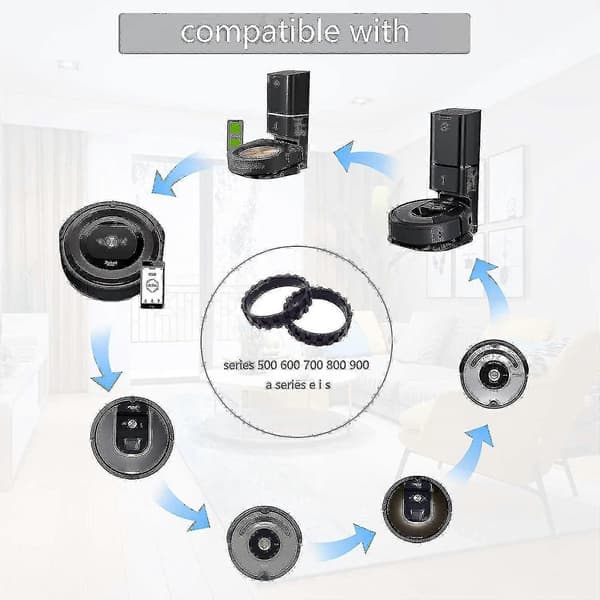 Dæk til Irobot Roomba hjul 500, 600, 700, 800 og 900 serier