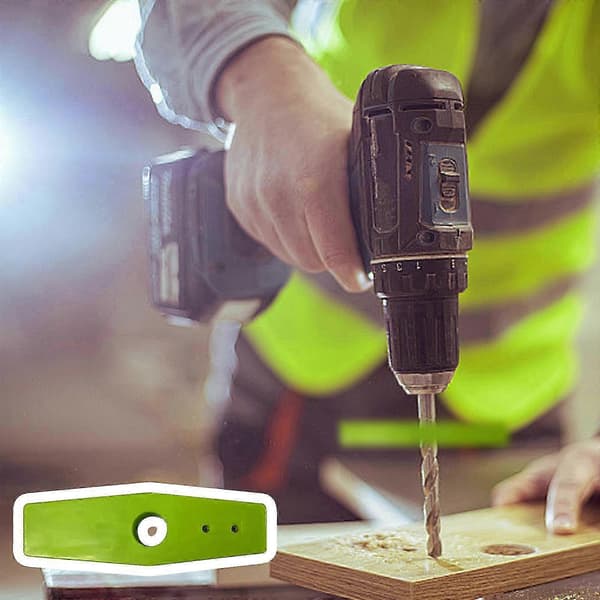 Rett Hullboring Lett Boreguide Borehull Lokalisator Med Integrert LED-belysning For Detaljert Snekkerarbeid