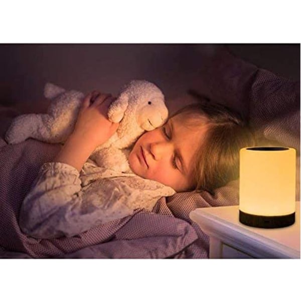 Nattlampa Touch Sensor Dimbar Ljus + RGB Färgväxling