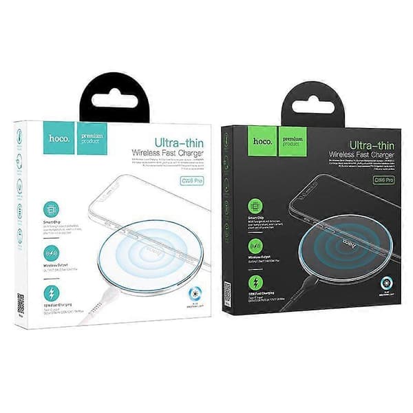 hoco. CW6 Pro Easy Charge 15W Trådløs Hurtiglading Aluminiumlegering for iPhone Pustelys Trådløs Lader