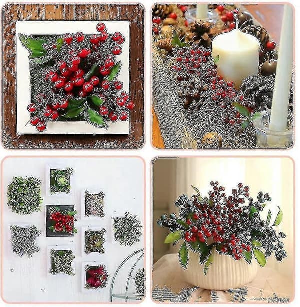 Blomsterarrangement Tilbehør Små Bær Blåbær Akacie