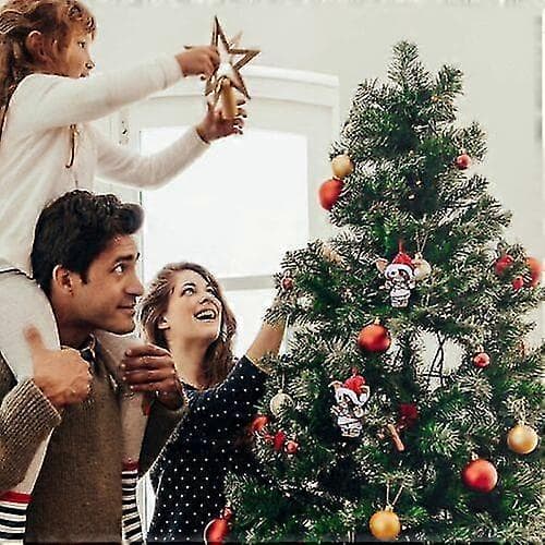 Gremlins Gizmo Julenissehatt Hengefigur Ornament Pynt med Feelykter E