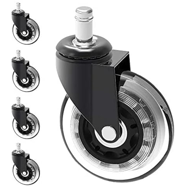 10mm stammede stol caster hjul udskiftning beskyttelse trægulv
