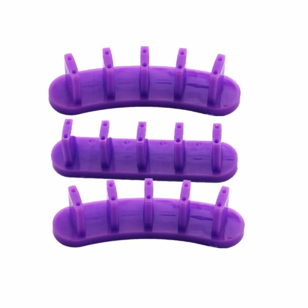 3 kpl nail art harjoitustelineen työkalu (violetti)