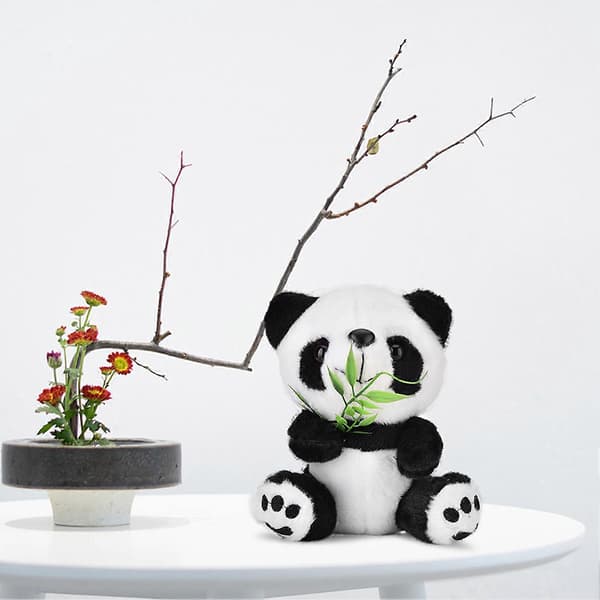 Sød Panda Udstoppede Dyr Plys Blød Dukke Julegave Legetøj til Børn