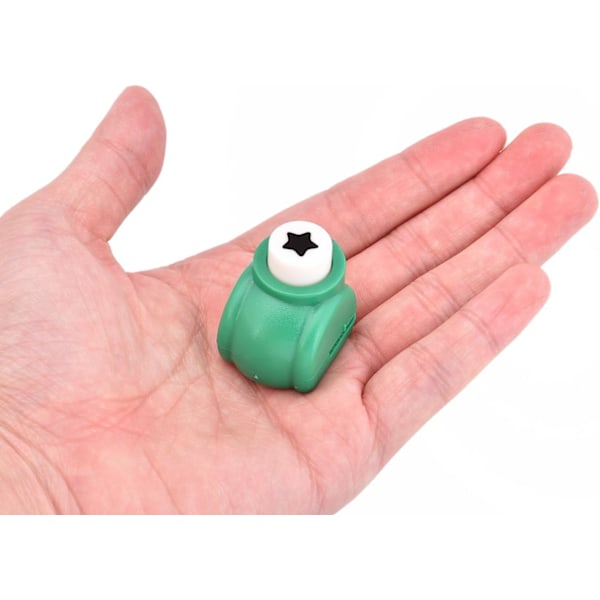 Stil Papirhullsett, 5 Mini Craft Hullmaskiner for Scrapbooking, Flerfarget
