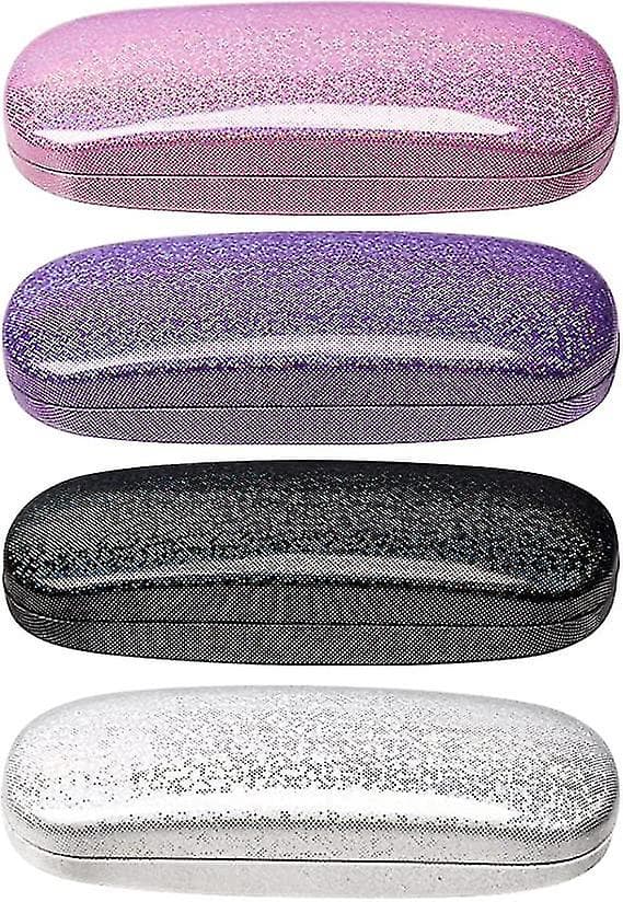 (4 stk.) Brilleetui, Unisex Hard Shell Brilleetui Beskyttende Etui Til Briller