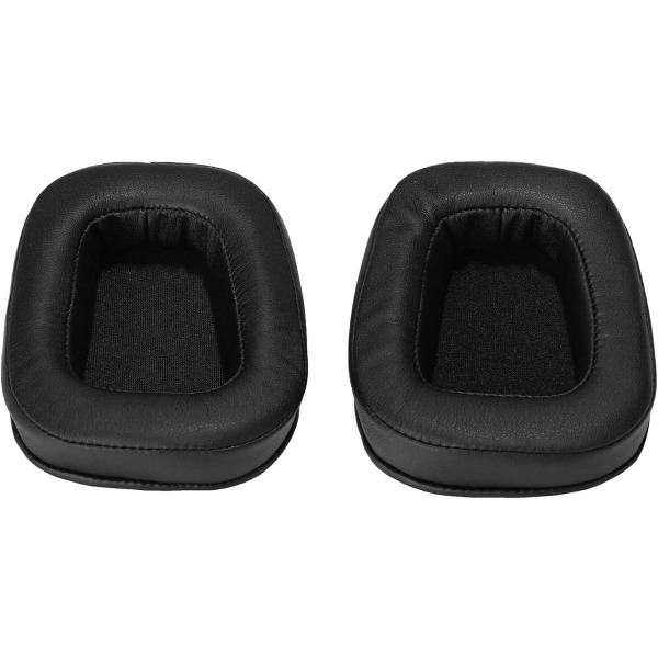 Ersättningsöronkuddar som är kompatibla med Logitech (1 par, svart)