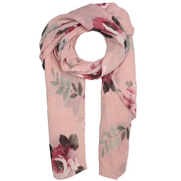 Siden sjal vårblomma - högkvalitativ sjal för kvinnor flickor - halsduk - wrap - loop - mjuk tubhalsduk för sommar höst och vinter