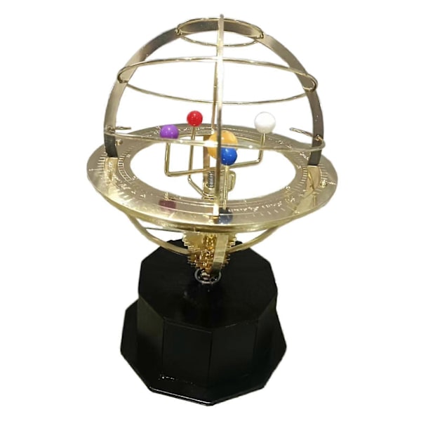 Metal Grand Orrery Model af solsystemet, bordpladeplaneter
