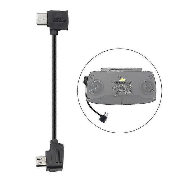 STARTRC Type-C -kaapeli DJI Mavic Mini/Mavic Pro/Mavic Air/Spark -kauko-ohjaimelle, datakaapeli