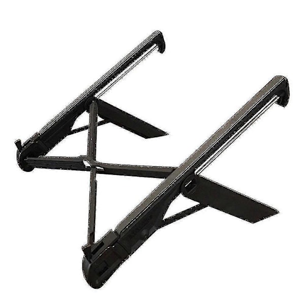 Foldbar holder til bærbar computer, varmeafledning, sort