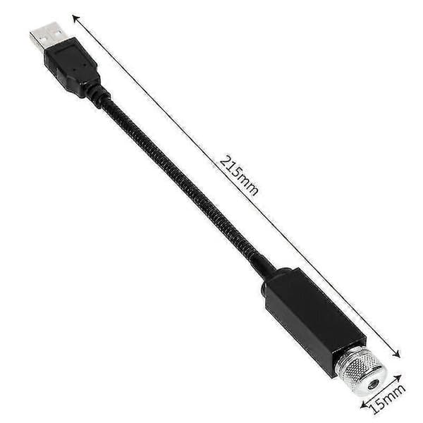 USB Bil Interiør LED Lys Tak Atmosfære Stjernehimmel Lampe Projektor Stjernelys
