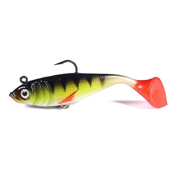 3-pak - Jig til gedde - aborre - 10cm Multifarvet