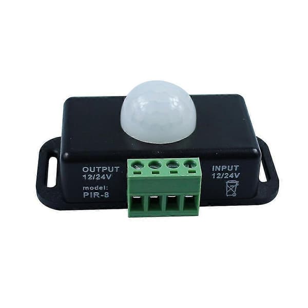 DC 12V LED Infrarød Bevægelsessensor PIR Bevægelsessensor til LED Strip/Pære 12V 8A Qyroadwolf