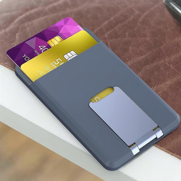 Magnetisk Plånboks Korthållare för iPhone 13 12 Pro Max Mini Mörkblå