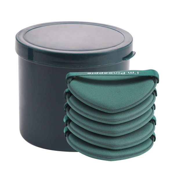 Powder Puff, 7 stk. Soft Face Powder Puffs Multifunktionel luftpudesvamp Wet Dry Dual-Use Foundation-blandingssvampe Kosmetisk skønhedsværktøj (grøn)