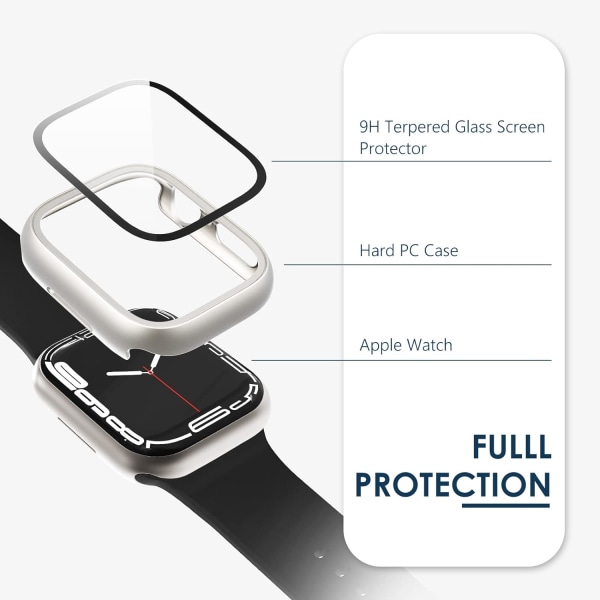 6-pak Kompatibel til Apple Watch Skærmbeskyttelse 42mm Series 3 2 1, Hard PC Bumper Sports Beskyttelsesetui til iWatch 42mm Man Women 42mm