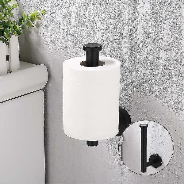 Toiletpapirholder i rustfrit stål, badeværelsestissue rulleholder dispenser