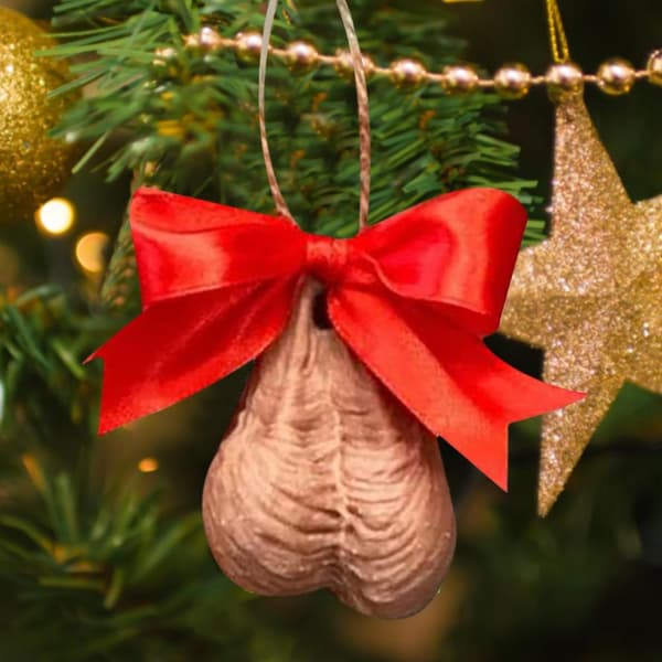 LQQDREX Morsom Julekule i Akryl, 2D Julekuler for Tredekorasjon