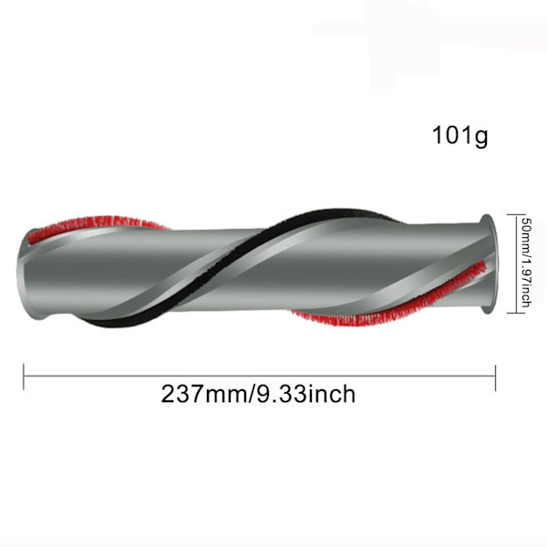 Rengøringsrulle (3 huller indvendigt, d=50mm) Passer til Dyson V11