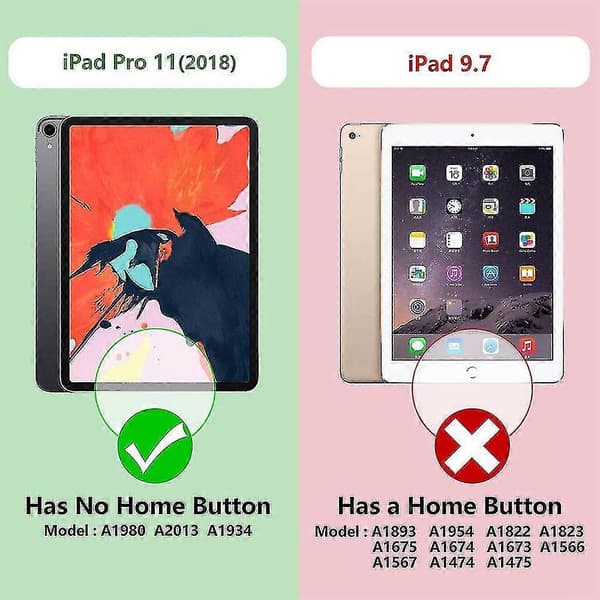 Ipad Pro 11 Fodral, Magnetisk Fästning Stöder Apple Pencil