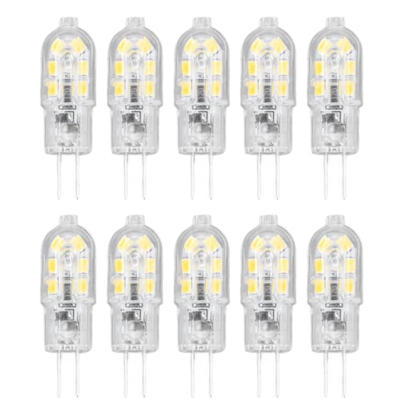 10-pak dæmpbare G4 LED-pærer høj lysstyrke & CRI[JSR]