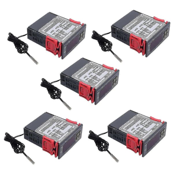 5x 220v/stc-/1000 Digital Temperaturkontroller Termostat Med Ntc