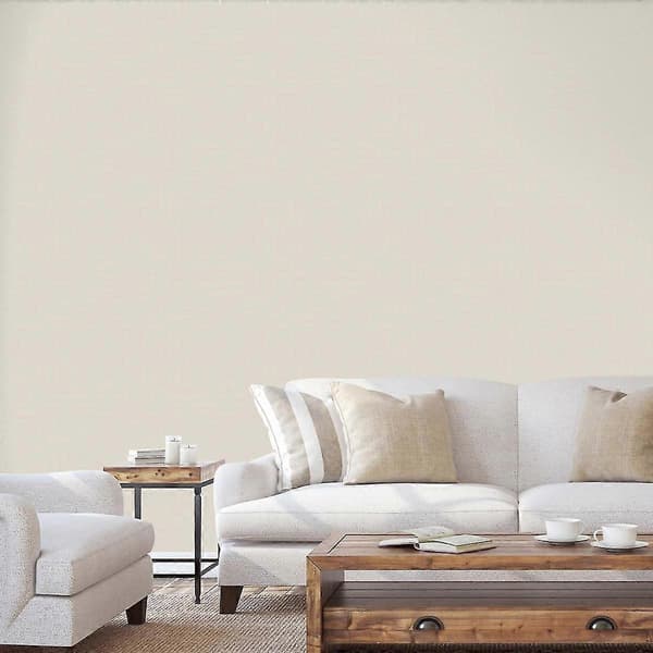 Roma Linjär Textur Tungvikt Vinyltapet Cream