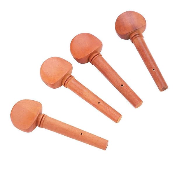 Jujube Træ 4/4 Violin Streng Stemmeskruer Sæt Reservedele
