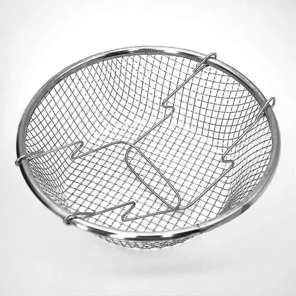 Frituregryde til hjemmet med låg, rustfrit stål, frituregryde, nonstick gryder