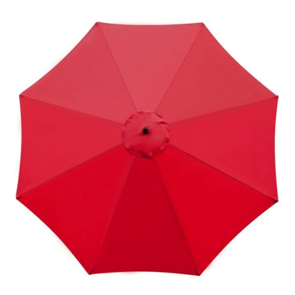 Udskiftningsbetræk til parasol, 8 ribben, 3 m, vandtæt, anti-UV, erstatningsstof, rød red