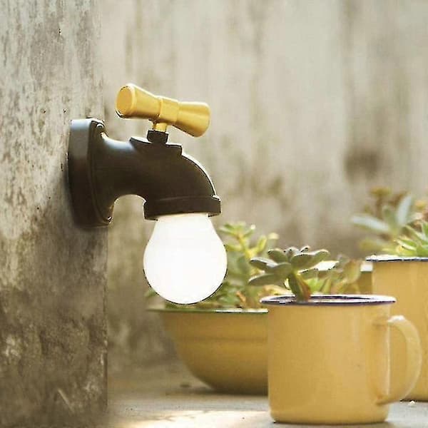 Kreativ Stemmestyring LED Natlampe (Guld)