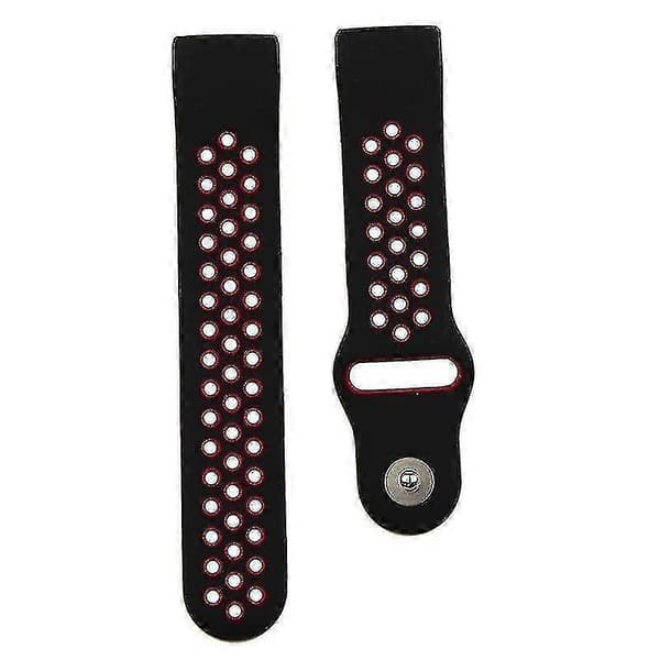 Armband Kompatibel Med Fitbit Charge 3 (Röd)